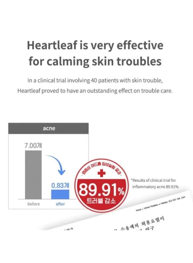 Heartleaf 77% Soothing Toner I Ph 5.5 Trouble Care, Calming Skin, Refreshing, Hydrating, Purifying, Cruelty Free, Vegan,(250Ml / 8.45 Fl.Oz.)