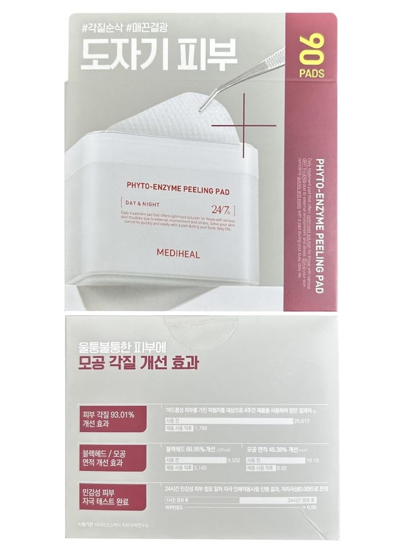 MEDIHEAL Phyto Enzyme Peeling Pad  90 Pads