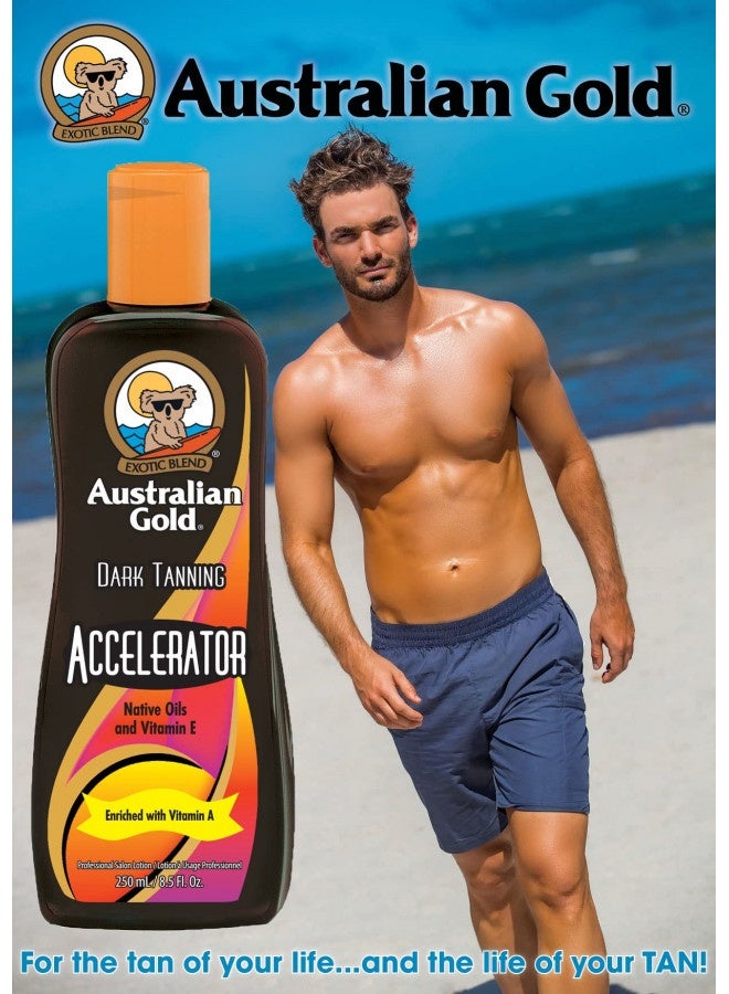 Australian Gold Dark Tanning Accelerator Lotion, 8.5 Fluid Ounce