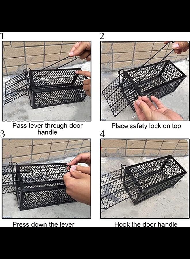 Rat Mouse and Rodent Snap Trap Cage 24cm x 11cm x 11cm (black color) (PACK OF 10PCS)