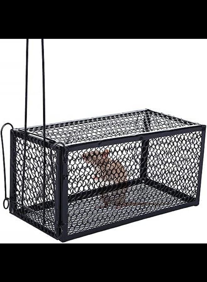 Rat Mouse and Rodent Snap Trap Cage 24cm x 11cm x 11cm (black color) (PACK OF 10PCS)