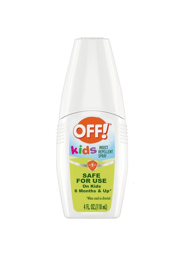 Kids Insect Repellent Spray, 100% Plant Based Oils, Safe for Use On Babies, Toddlers and Kids, 4 oz