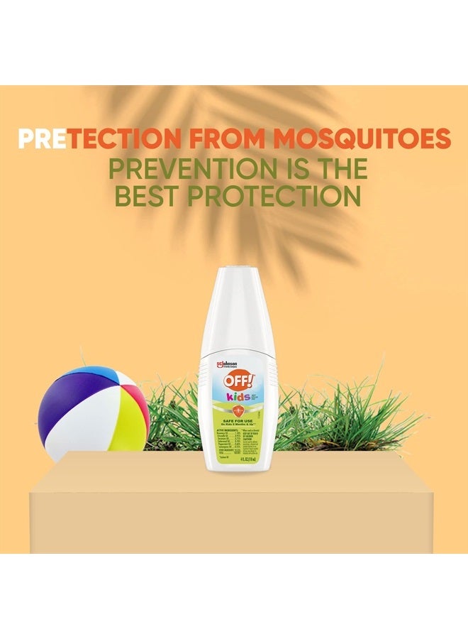 Kids Insect Repellent Spray, 100% Plant Based Oils, Safe for Use On Babies, Toddlers and Kids, 4 oz