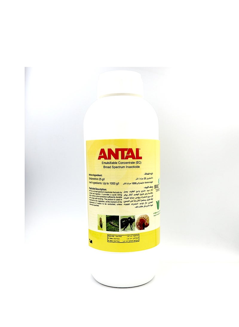 ANTAL EC Deltamethrin 25g/L Broad Spectrum Agriculture Insecticides 1Ltr is a Potent Broad Spectrum Insecticide Containing Deltamethrin an Effective Pyrethroid Compound.