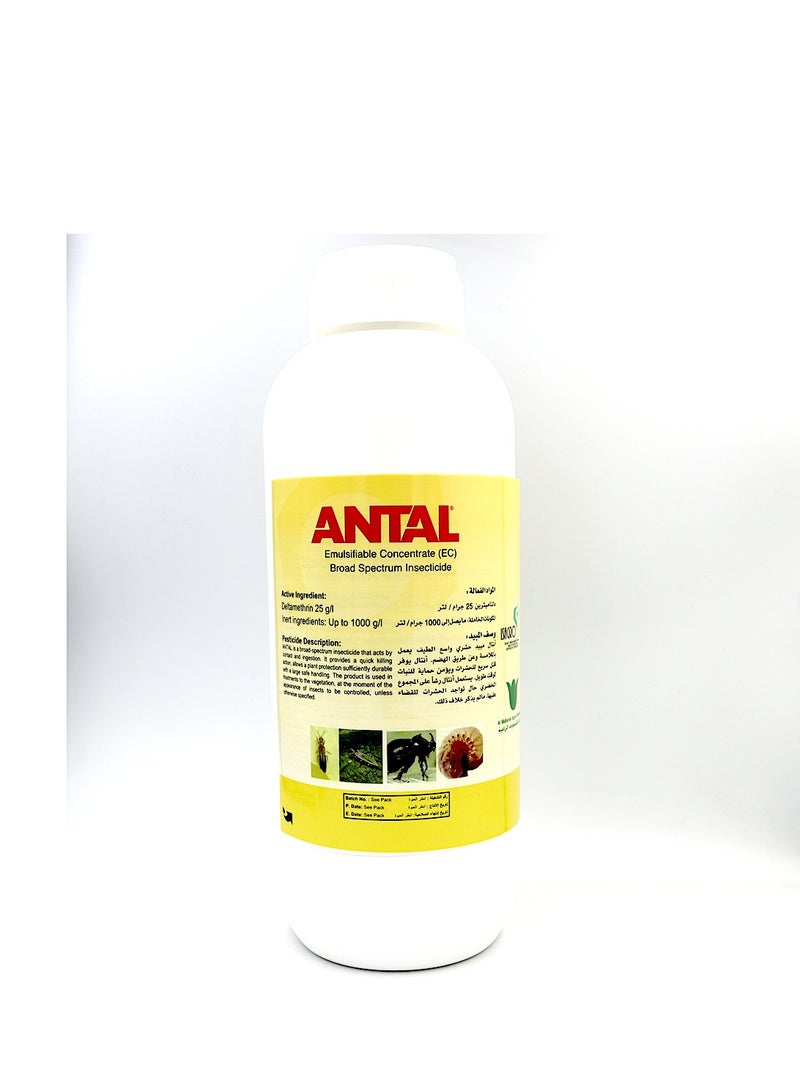 ANTAL EC Deltamethrin 25g/L Broad Spectrum Agriculture Insecticides 1Ltr is a Potent Broad Spectrum Insecticide Containing Deltamethrin an Effective Pyrethroid Compound.