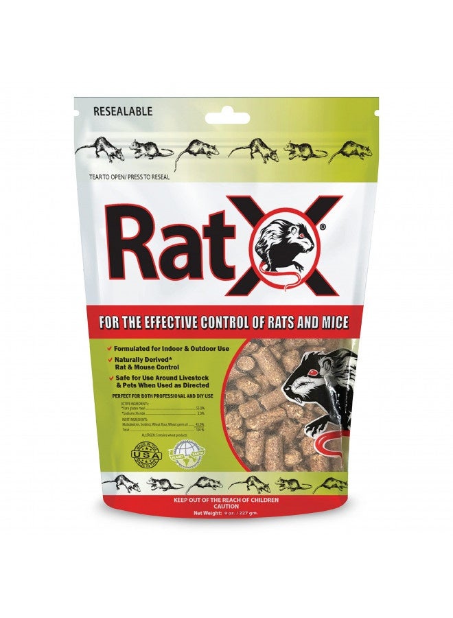 Ecoclear Products 620100-6D Ratx All-Natural For All Speices Rat And Mouse, 8 Oz. Bag