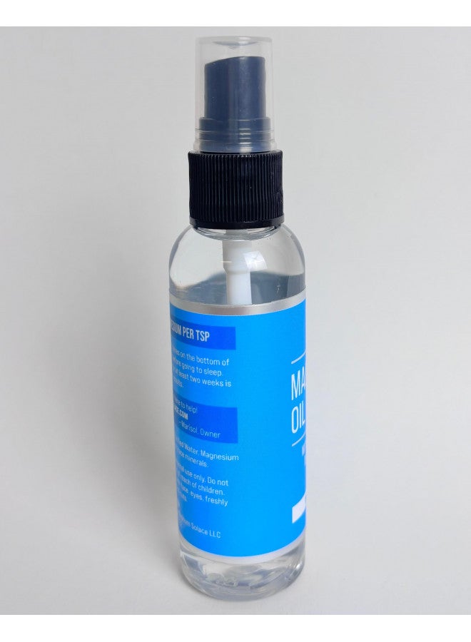 Magnesium Oil Spray - 100% Natural Magnesium Spray Made with Dead Sea Salt, Stronger than Magnesium Lotion and Magnesium Cream