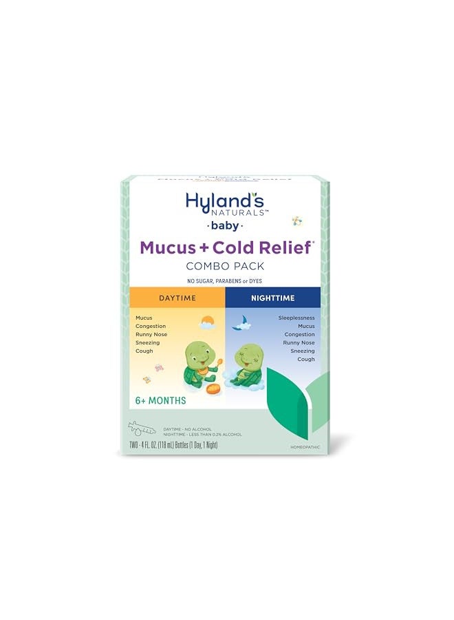 Hylands Naturals Baby Mucus And Cold Relief Day And Night Value Pack