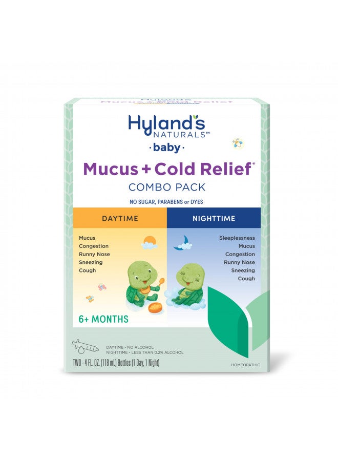 Hylands Naturals Baby Mucus And Cold Relief Day And Night Value Pack