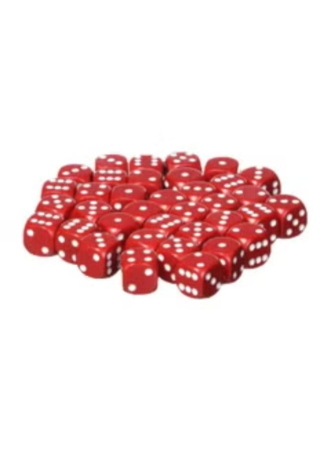 36-Piece Opaque Six Sided D6 Dice Set 25804