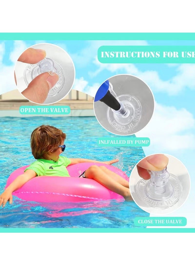 Swim Rings Pool Inflatables for Kids, Inflatable Pool Floats for Kids, 3pcs Kids Rubber Ring for Swimming, for Kids Swimming Pool Summer Beach Water Party (Random Color)