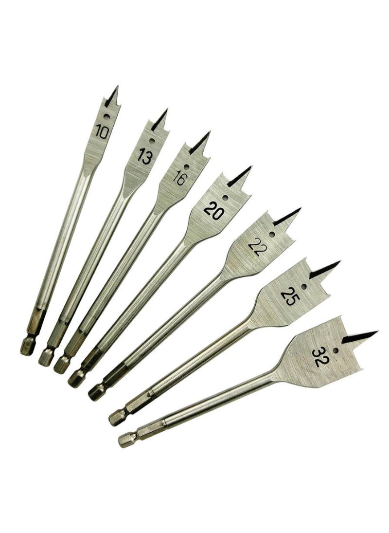 Universal Flat Wood Drill Bit Set