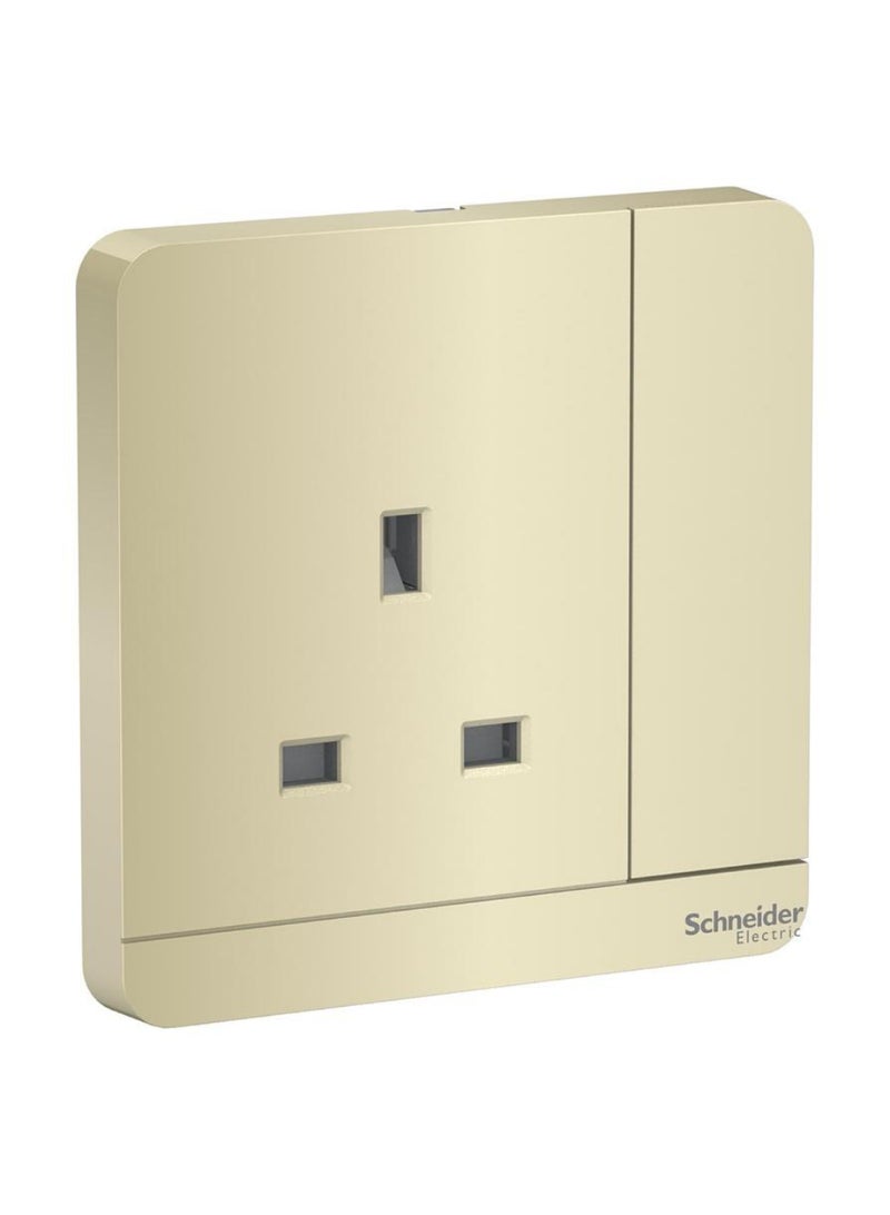 Schneider Electric AvatarOn 1 Gang Switched Socket 8.6 x 8.6 x 3.17cm