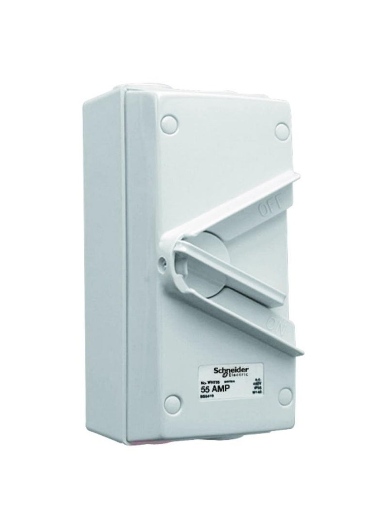 Schneider Electric Triple Pole Isolating Switch 16.2 x 8 x 8.7cm 440V 55A