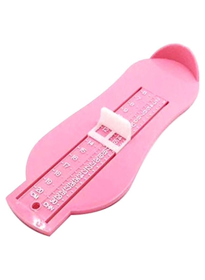 Children Baby Foot Shoe Size Measure Tool Infant Device Ruler Kit Pink/White 22.7x8.6x2.5cm