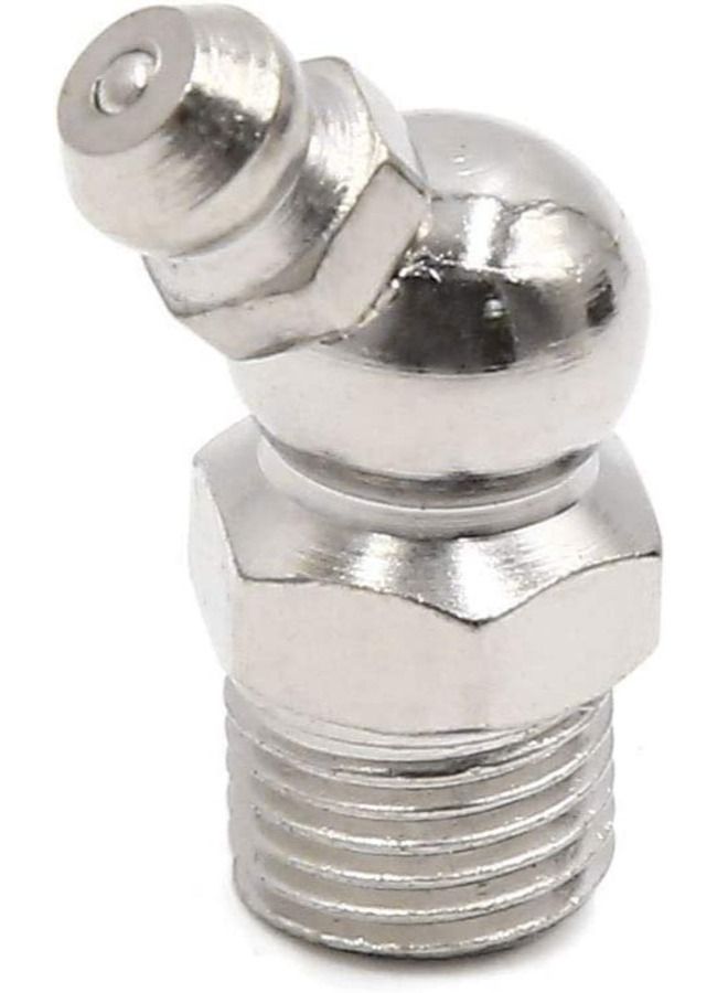 Nickel Plated 45 Degree Angle Grease Nipple Fitting For Car