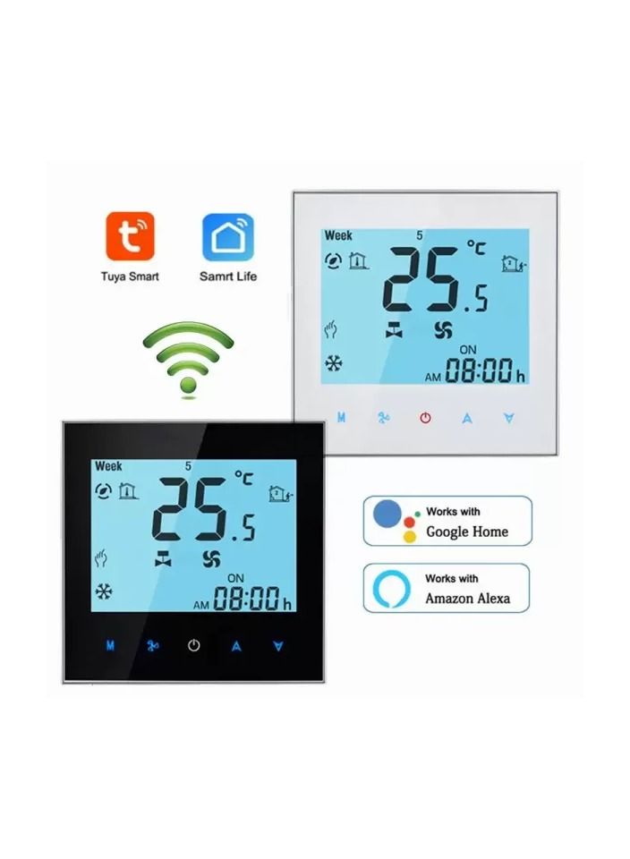 Touch Screen WIFI Thermostat Regulator Temperature for Fan Coil Unit