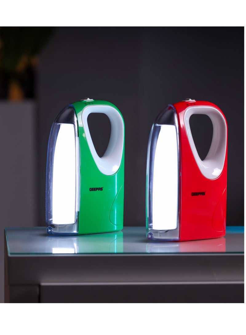 2 In 1 Rechargeable Emergency Lantern with Energy Efficient Design Extended Battery Life 60 Pieces SMD LEDs and Long Hours Working