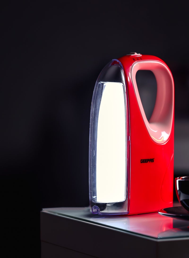 2 In 1 Rechargeable Emergency Lantern with Energy Efficient Design Extended Battery Life 60 Pieces SMD LEDs and Long Hours Working