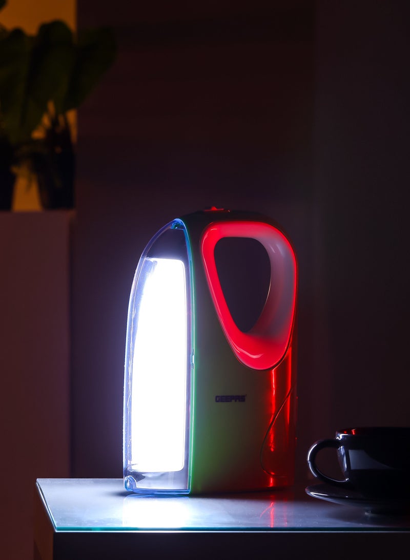2 In 1 Rechargeable Emergency Lantern with Energy Efficient Design Extended Battery Life 60 Pieces SMD LEDs and Long Hours Working