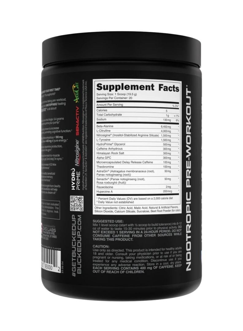 Mother Bucker Pre-Workout 390grams Miami