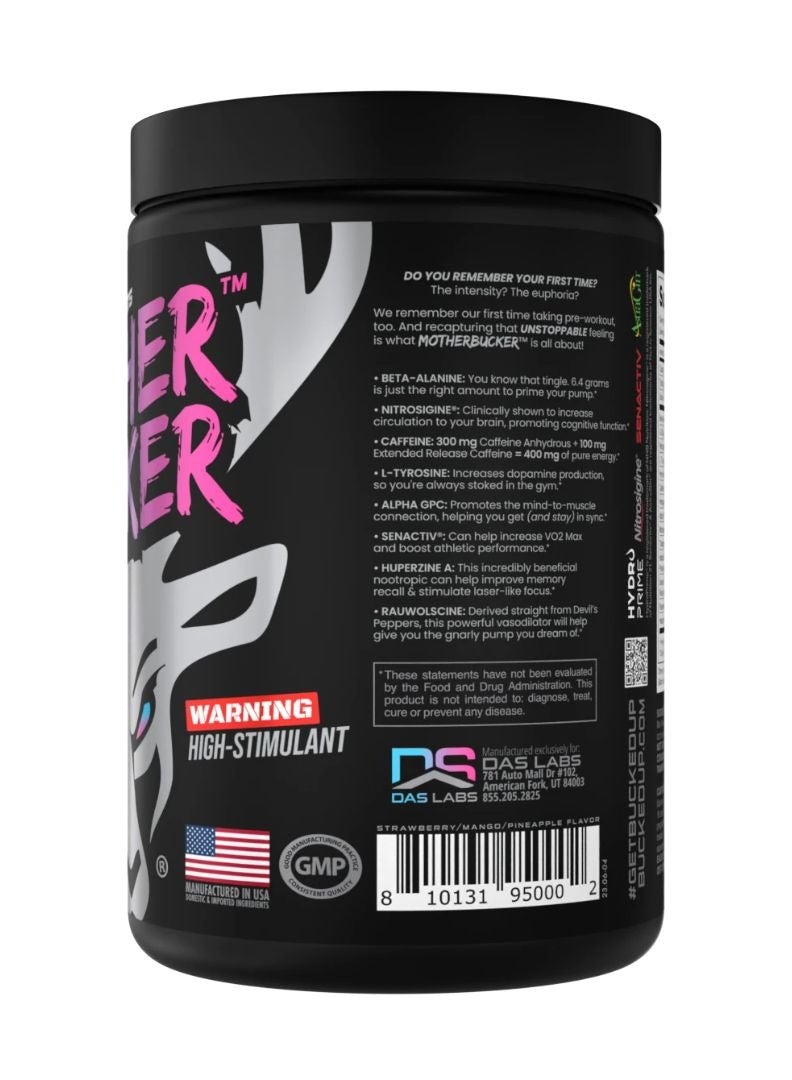 Mother Bucker Pre-Workout 390grams Miami