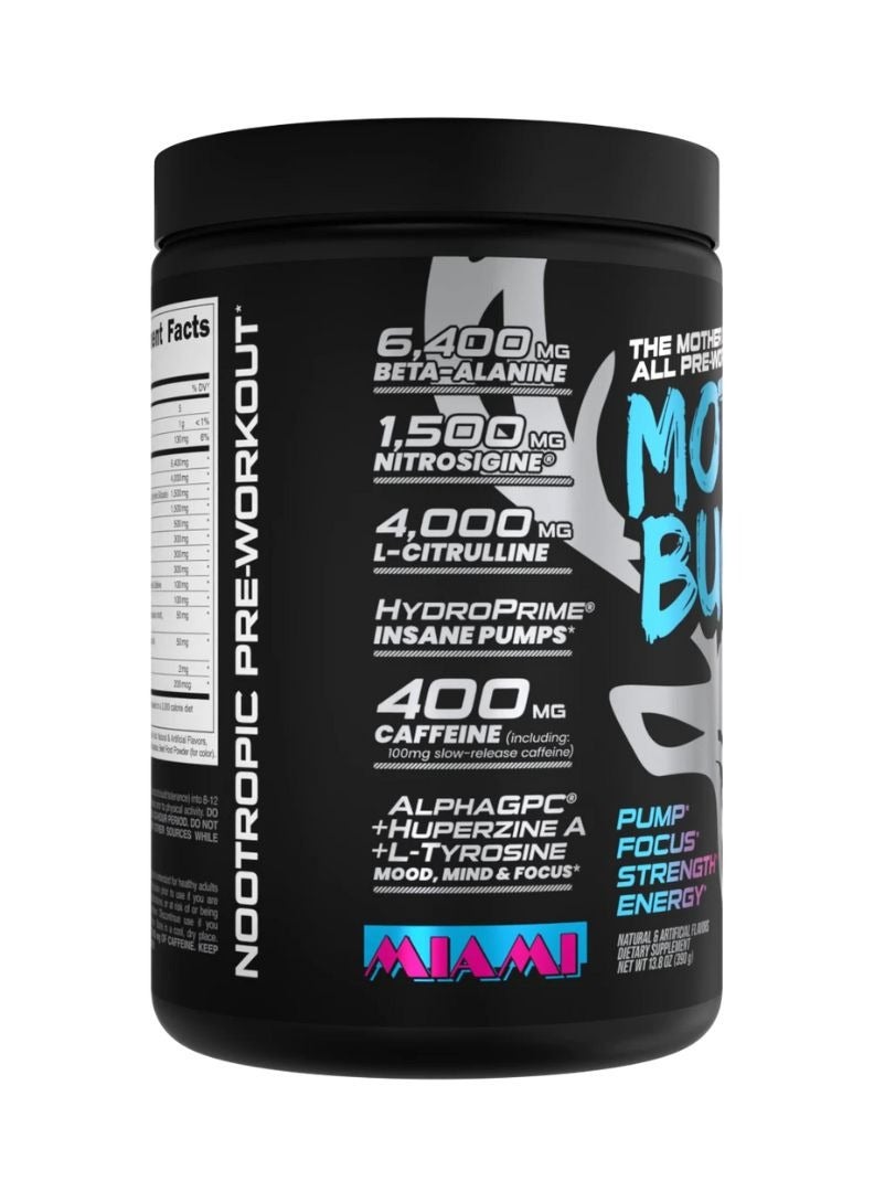 Mother Bucker Pre-Workout 390grams Miami