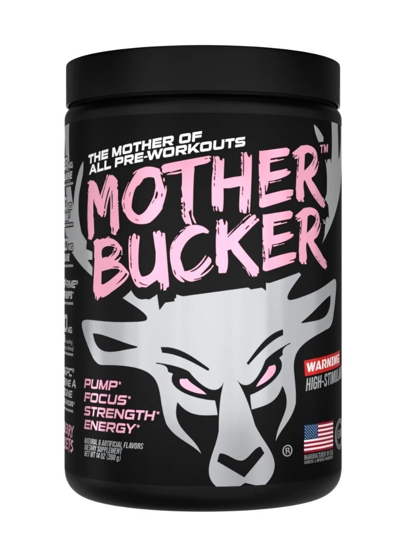 Mother Bucker Pre-Workout 390grams Strawberry Super Sets