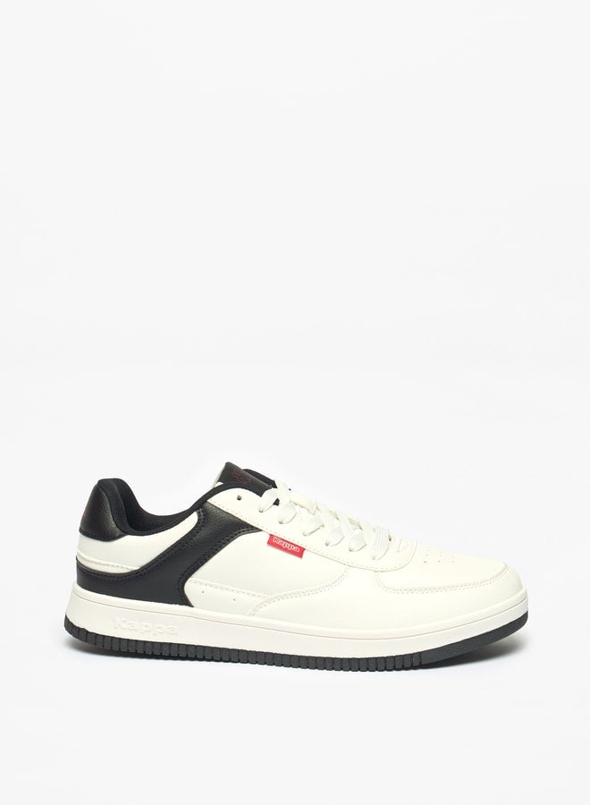 Men's Colourblock Sports Shoes with Lace-Up Closure