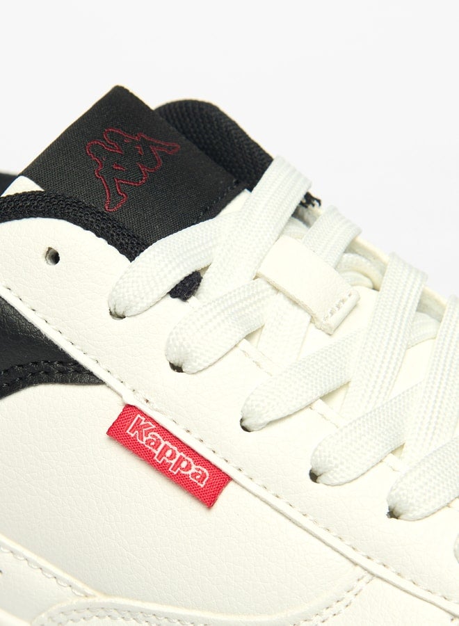 Men's Colourblock Sports Shoes with Lace-Up Closure