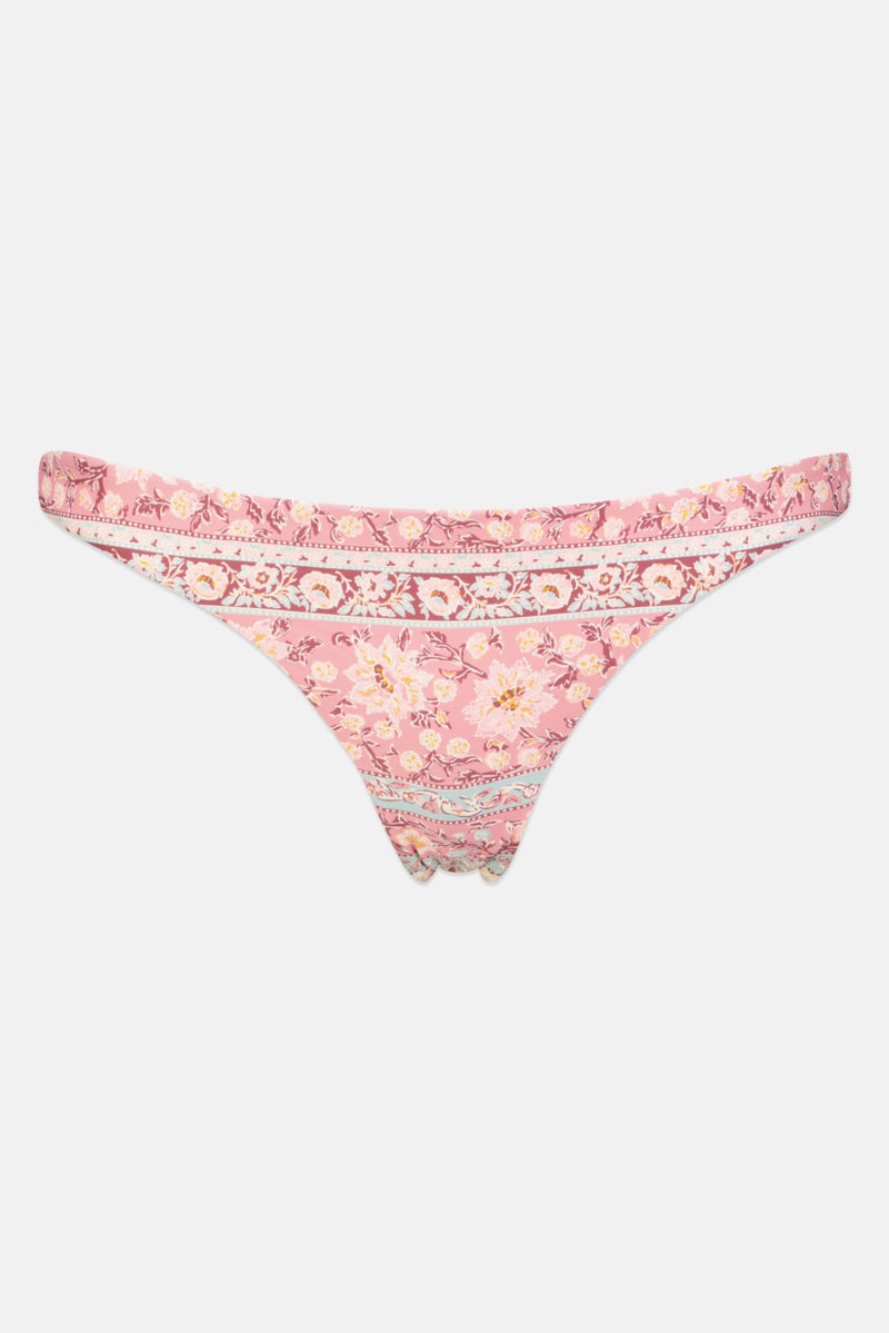 Women Orchid Haze Tanga Bikini Bottom, Old Pink Combo