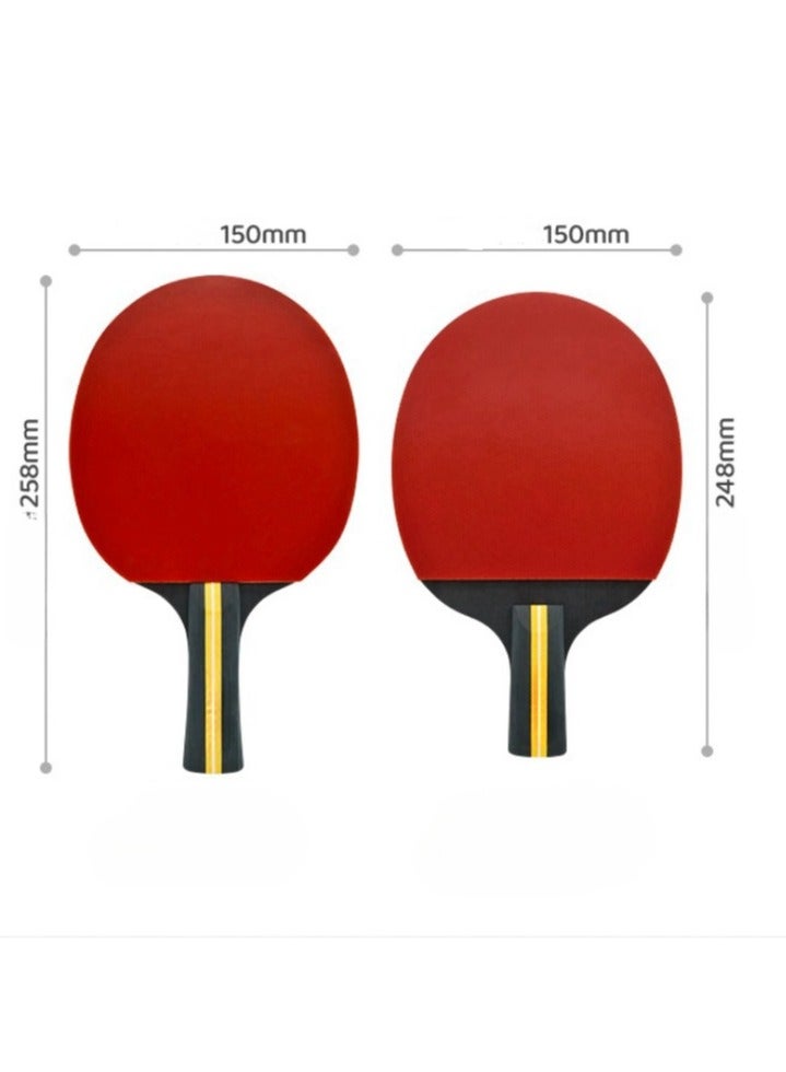 New 3-Star Table Tennis Racket Set