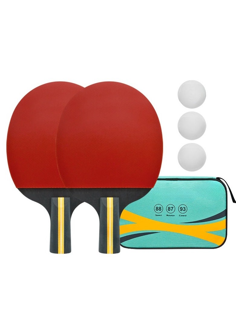 New 3-Star Table Tennis Racket Set