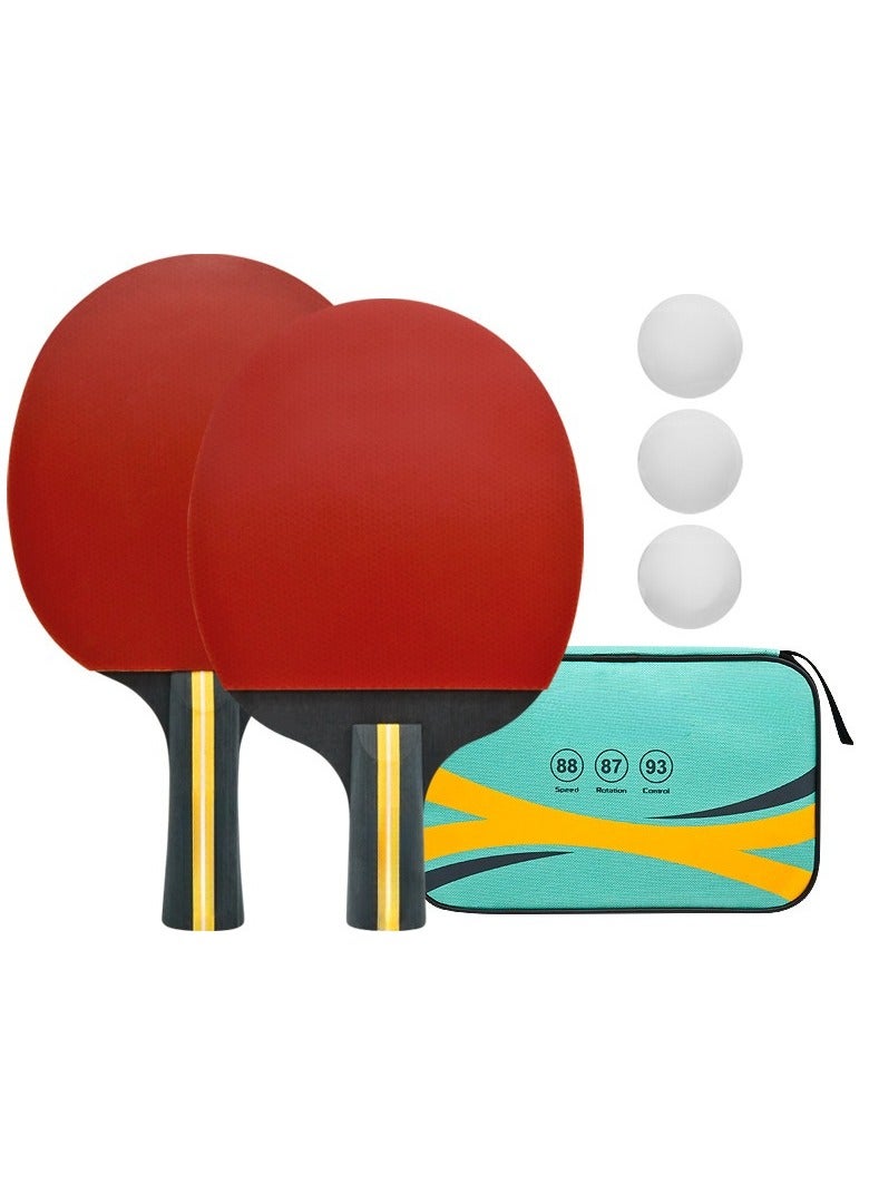 New 3-Star Table Tennis Racket Set