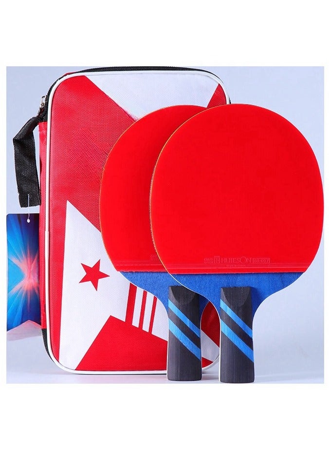 New Pure Wood Table Tennis Racket Set
