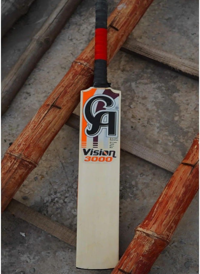 Vision 3000 tennis ball - tape ball cricket bat