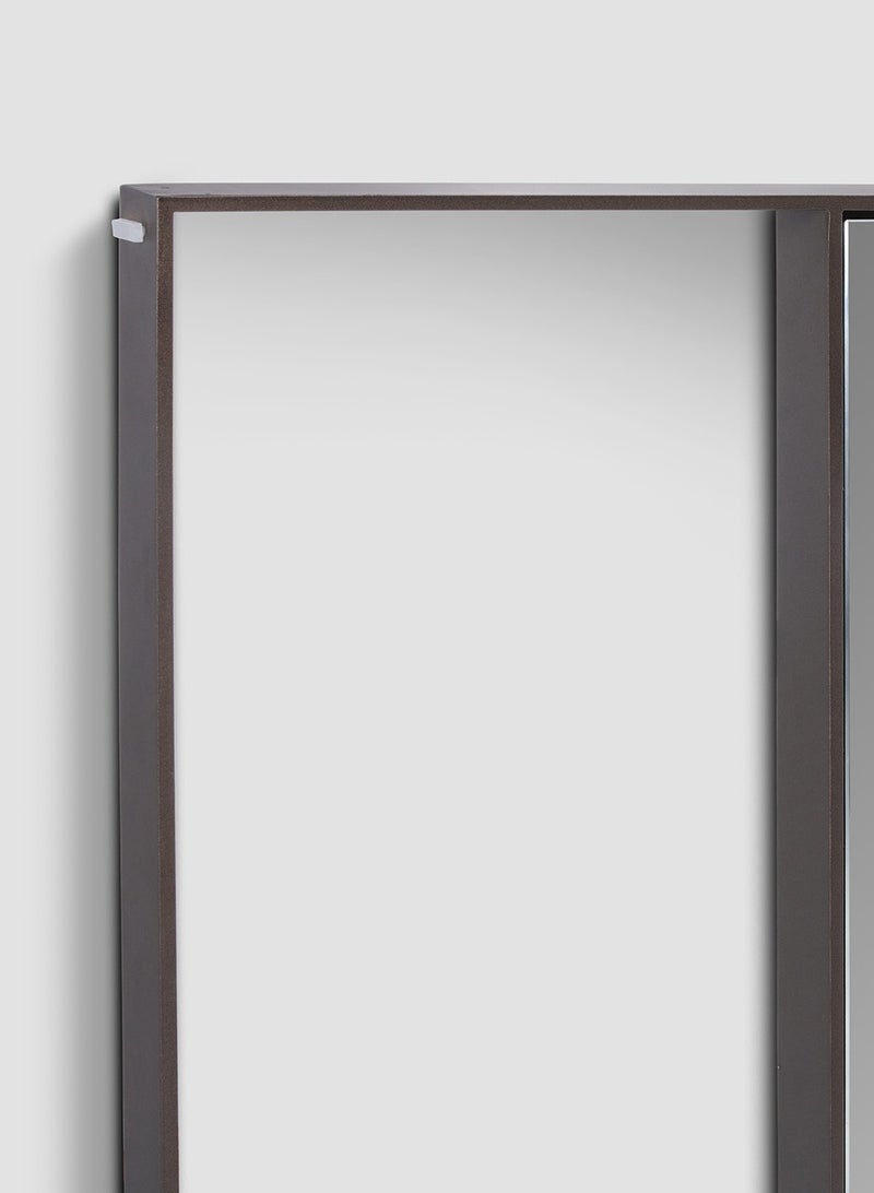 Glace Floor Mirror, Stainless Steel Frame