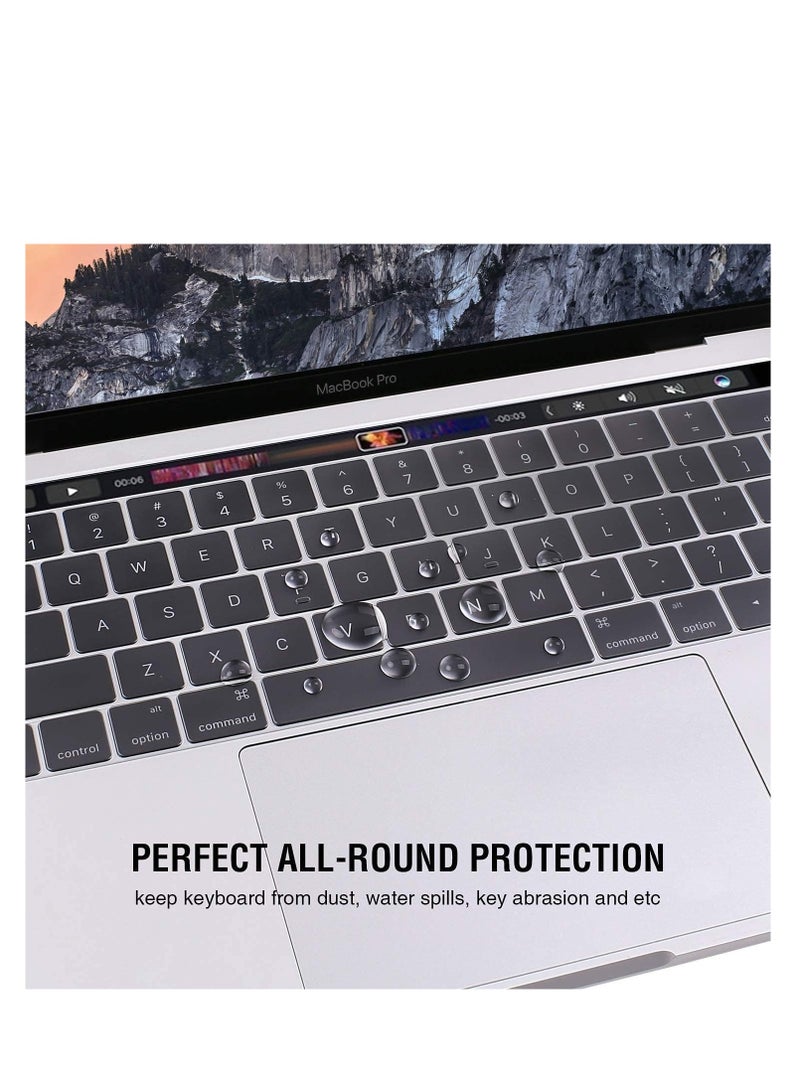 MacBook Pro 16 inch Case 2019/2020 Release A2485 with Touch Bar Plastic Hard Shell Case US Layout Keyboard Cover & Screen Protector Compatible Only with MacBook Pro 16 Crystal Clear