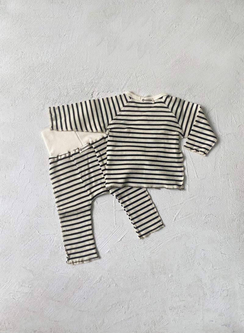 Baby Soft Breathable Cotton Long-Sleeved Three-Piece Suit