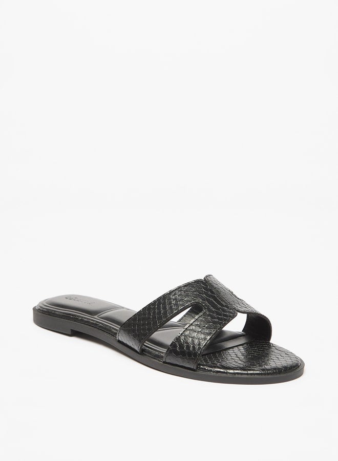 Women's Textured Slip-On Sandals