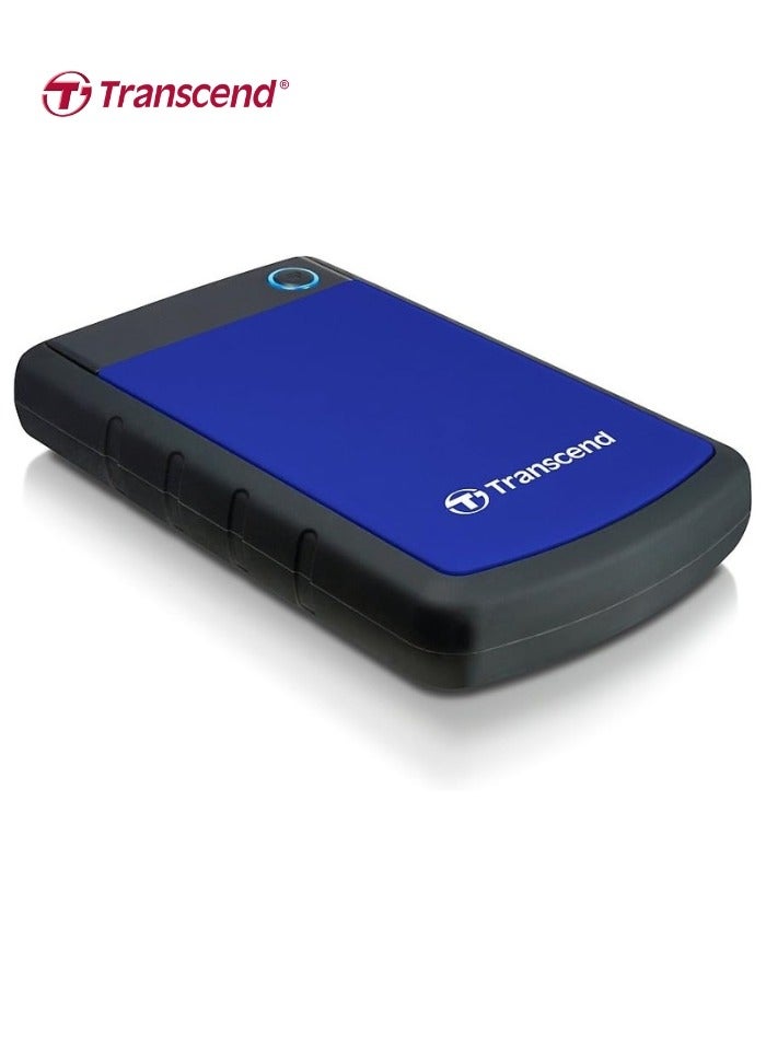 Rugged External Hard Drive USB 3.1 Gen 1 StoreJet 25H3B | TS2TSJ25H3B | Blue 2 TB