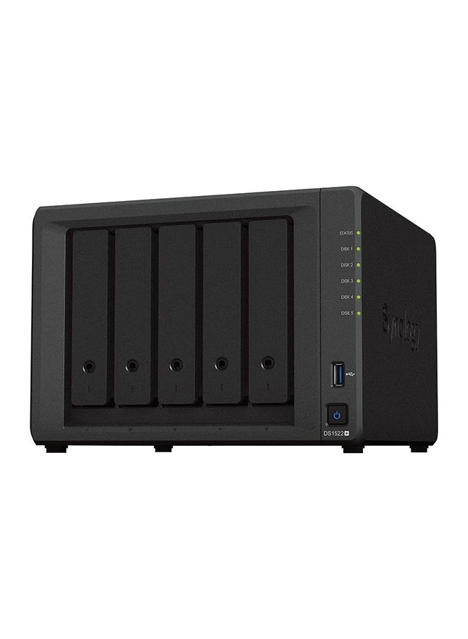 5-bay DiskStation DS1522+ (Diskless) Black