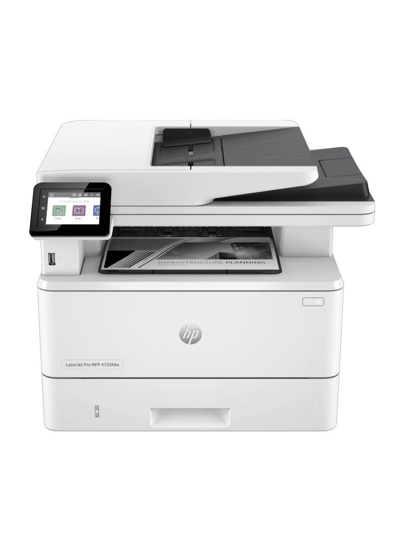 LaserJet Pro MFP 4103fdw Printer White