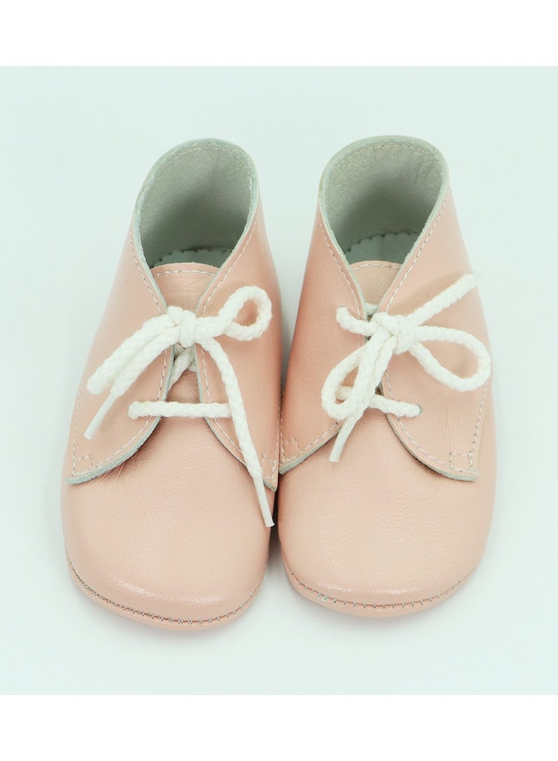 Lace Up Bootees Rachel Riley Shoe/ Pink Rose