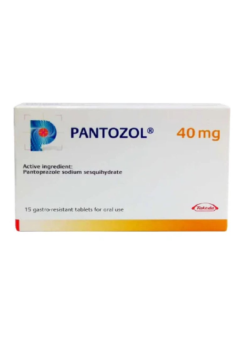 Pantoprazole 40Mg 15 Tablets