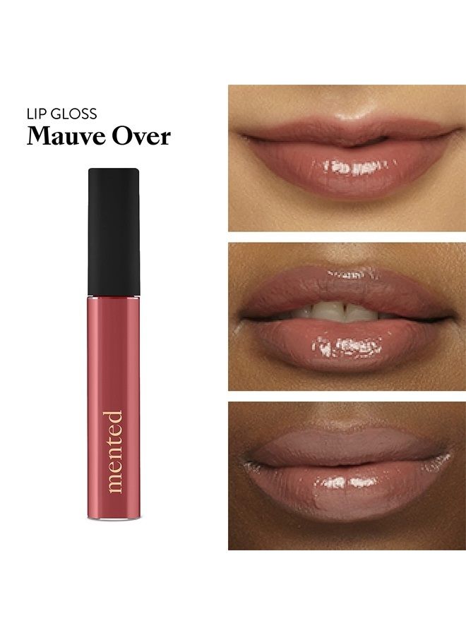 Cosmetics | Nude Dark Pink Lip Gloss, Mauve Over | Vegan, Paraben-Free, Cruelty-Free Gloss Topper | Long Lasting and Moisturizing Lipgloss