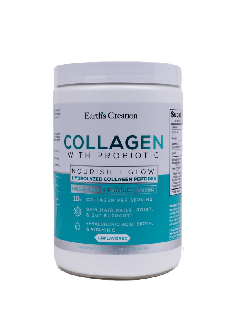 Earth's Creation Collagen with Probiotics - 10g Per Serving