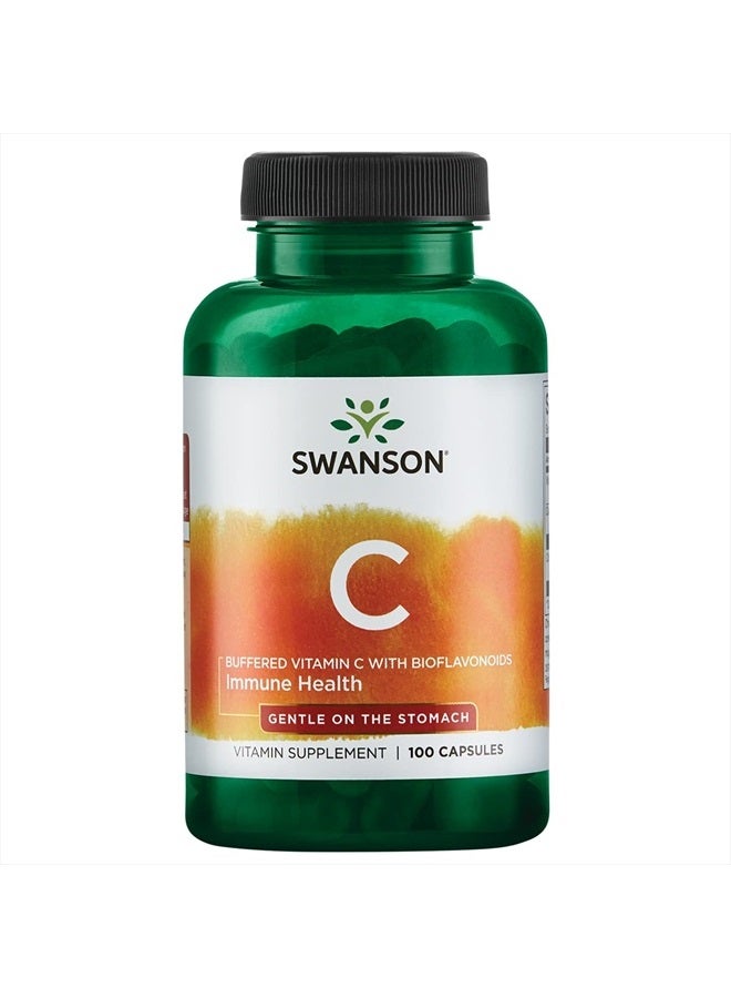 Buffered Vitamin C w/Bioflavonoids 500 Milligrams 100 Capsules