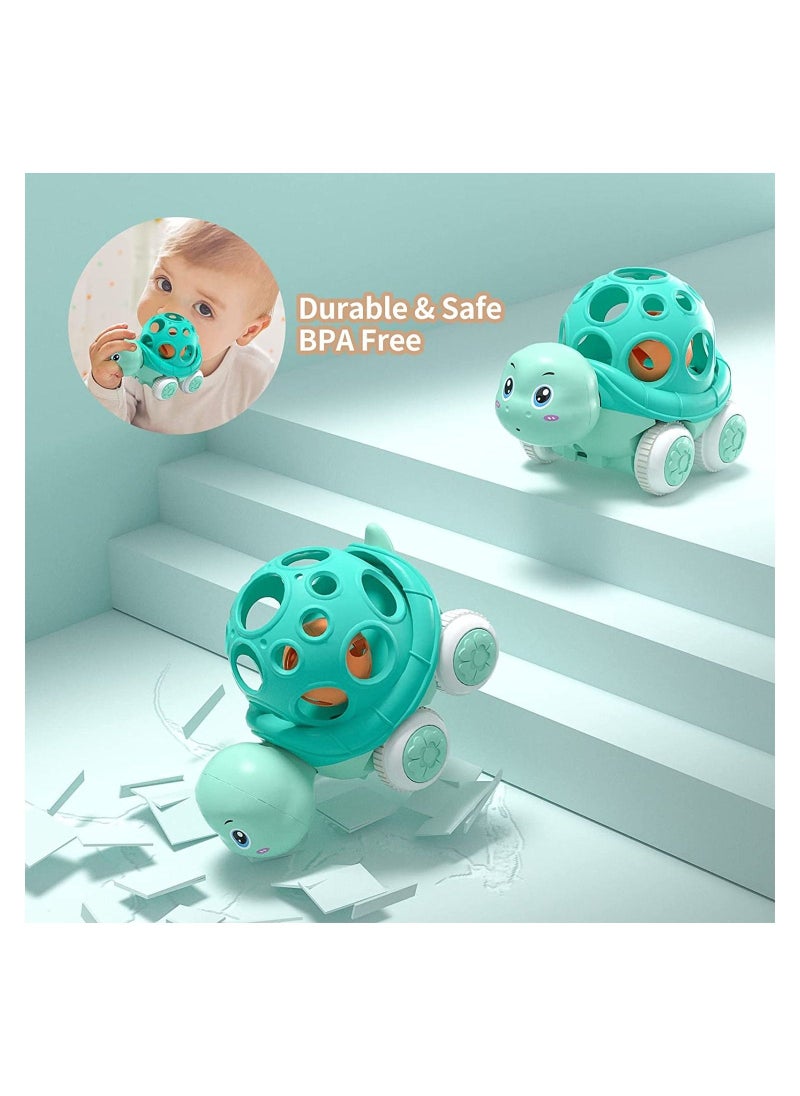 Baby Car Toys Toddler Rattle Roll Toy Vehicles for Infant Push and Go Toy Trucks Preschool Learning Gift Idea for Boys Girls