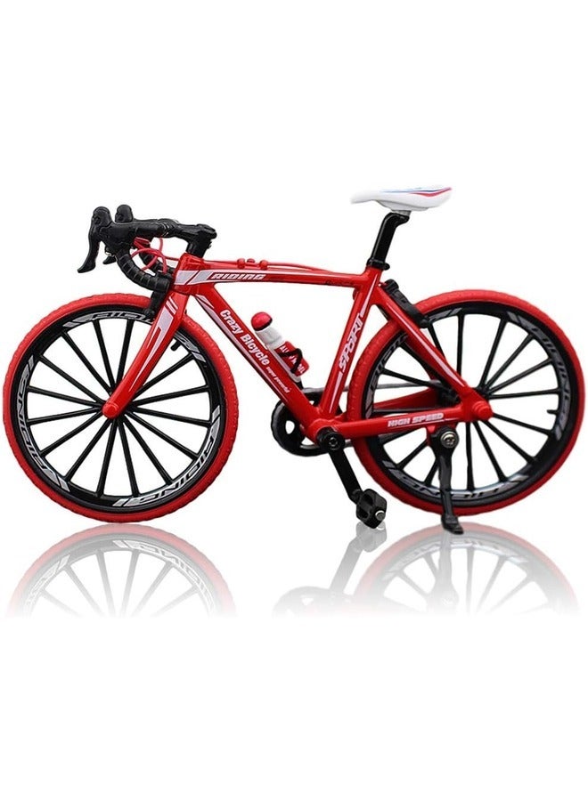 AlloyToy Mountain Bike Die Cast Metal Model Model 1:8 Scale - Red.